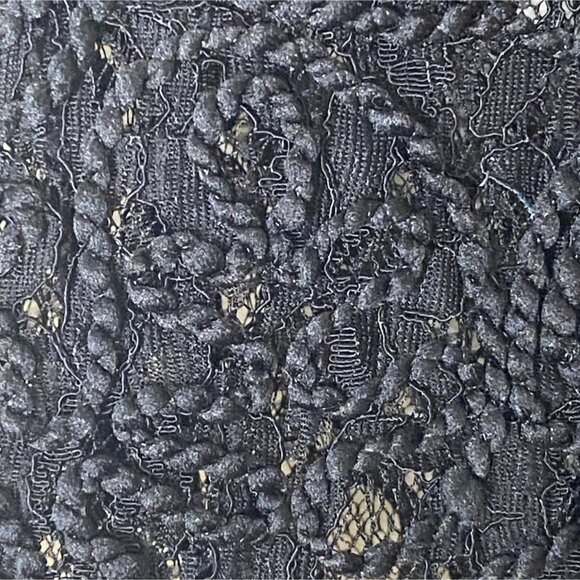 Zara Trafaluc Crop Top Women Sz S Embroidered Lace Zip Up Sleeveless Tank Blouse - Picture 6 of 9